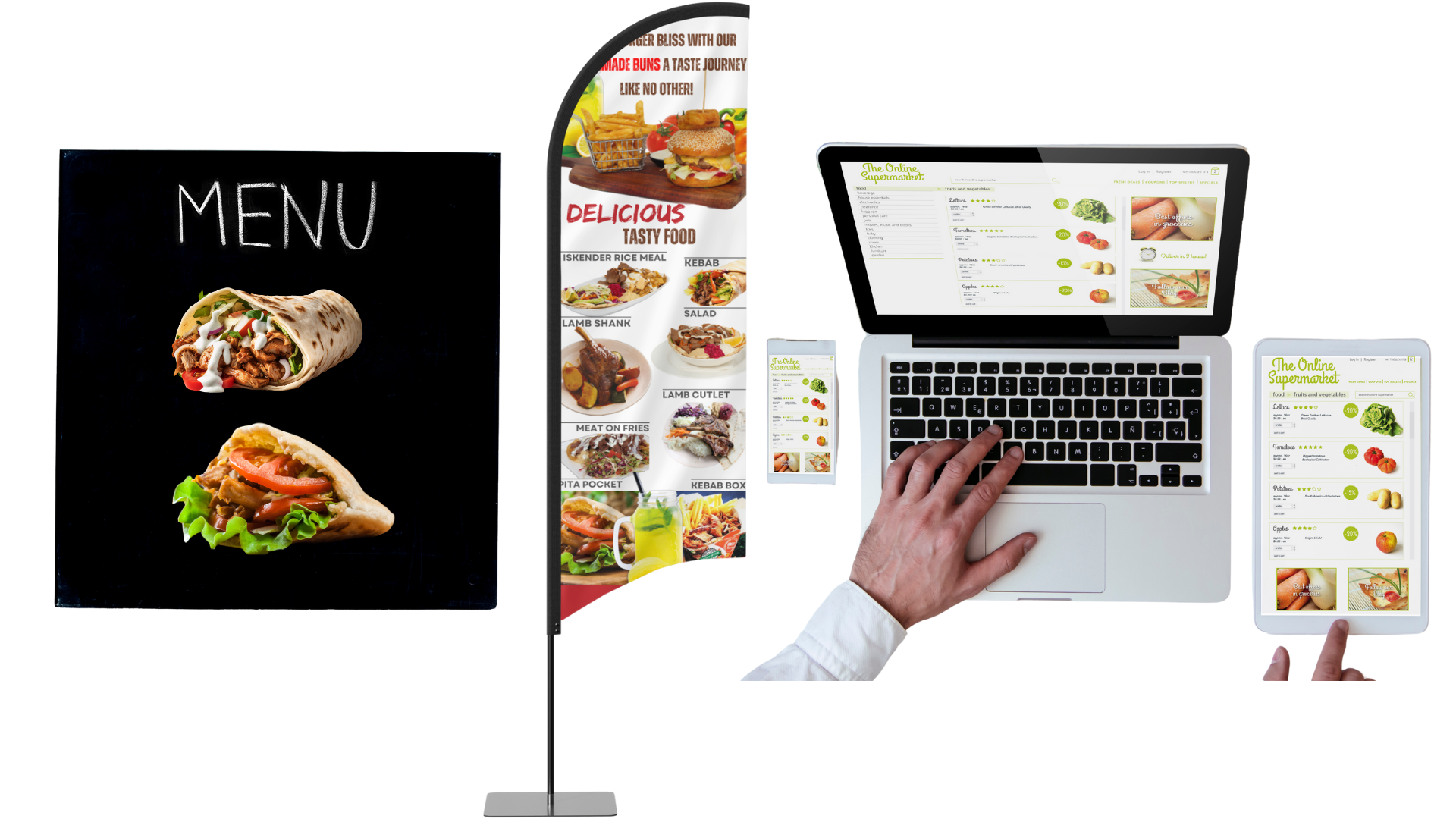 Kebab shop grills and rotisseries for cooking doner kebabs