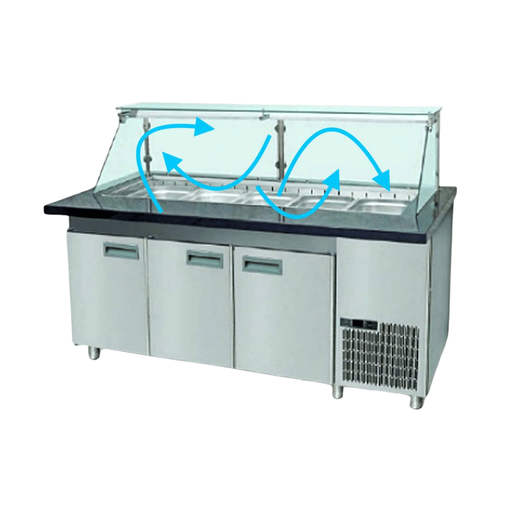 Salad Bar for Kebab Shops for Fresh Salad and Toppings